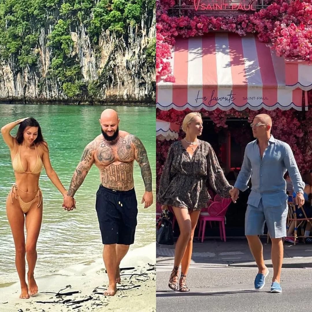 Фотографии звёздных парочек с отдыха